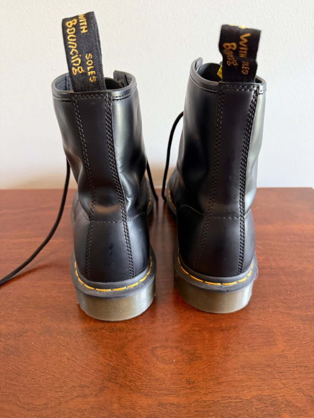 Dr. Martens AirWair Black Shoes/Boots Size 11 - Picture 4 of 6